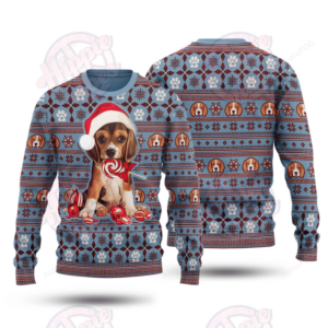 Christmas Beagle Dog Ugly Christmas Sweater