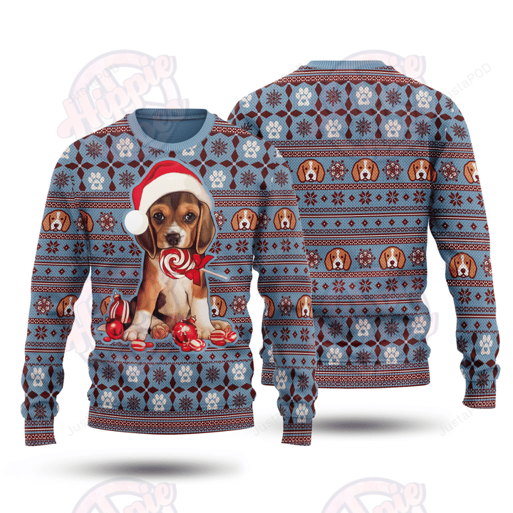 Christmas Beagle Dog Ugly Christmas Sweater Christmas Beagle Dog Ugly Christmas Sweater