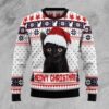 Christmas Black Cat Meowy Christmas Ugly Christmas Sweater