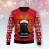 Christmas Cat Too Late To Be Good Ugly Christmas Sweater