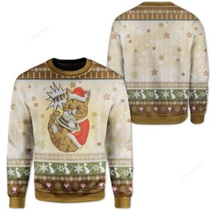 Christmas Cute Cat Ugly Christmas Sweater