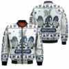 Christmas Gnomes Milwaukee Brewers Ugly Sweatshirt Christmas 3D Bomber Jacket Model 1298