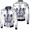 Christmas Gnomes Milwaukee Brewers Ugly Sweatshirt Christmas 3D Fleece Bomber Jacket Model 1299