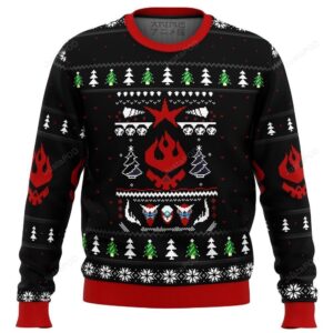 Christmas Gurren Lagann Logo Ugly Christmas Sweater