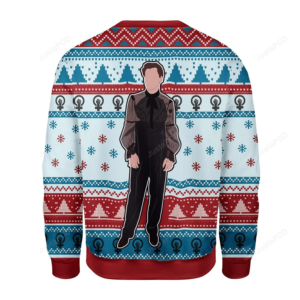 Christmas Harry Styles In Black Dress Tree Pattern For Unisex Ugly Christmas Sweater