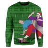 Christmas Hat Bruce Lee For Unisex Ugly Christmas Sweater