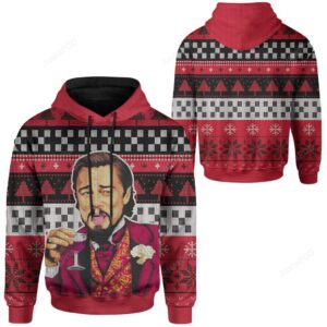 Christmas Leonardo DiCaprio Laughing Leo Meme For Fans 3D All Over Print Hoodie