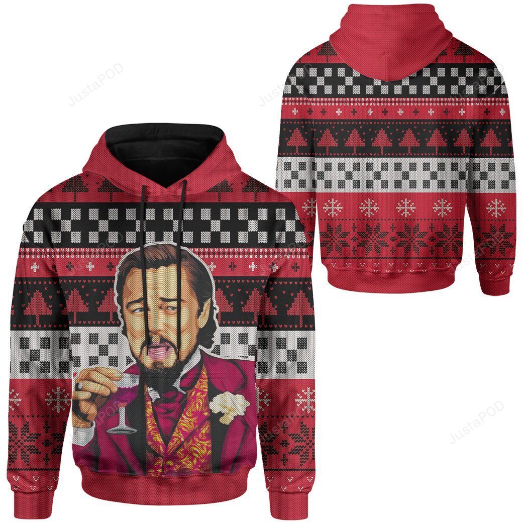 Christmas Leonardo DiCaprio Laughing Leo Meme For Fans 3D All Over Print Hoodie Christmas Leonardo DiCaprio Laughing Leo Meme For Fans 3D All Over Print Hoodie