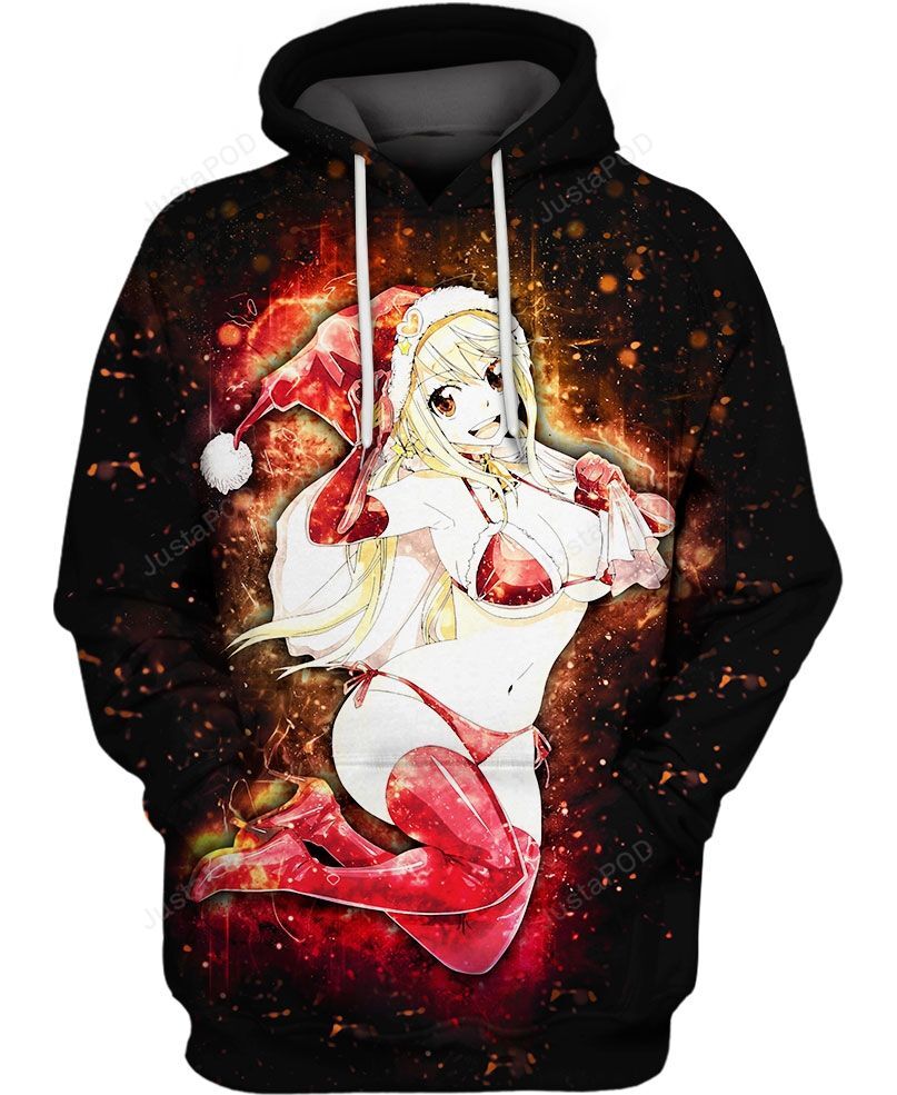 Christmas Lucy Heartfilia 3D All Over Print Hoodie Christmas Lucy Heartfilia 3D All Over Print Hoodie