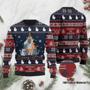 Christmas Meowy Catmas Ugly Christmas Sweater