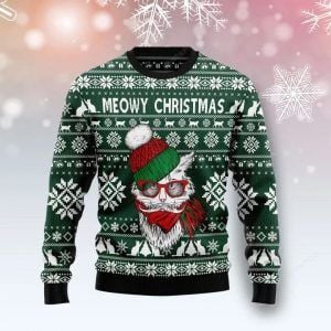 Christmas Meowy Ugly Christmas Sweater
