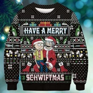 Christmas Rick And Morty Ugly Christmas Sweater