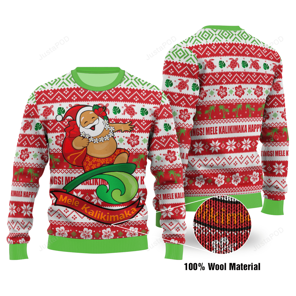 Christmas Santa Clause Ugly Christmas Sweater Christmas Santa Clause Ugly Christmas Sweater