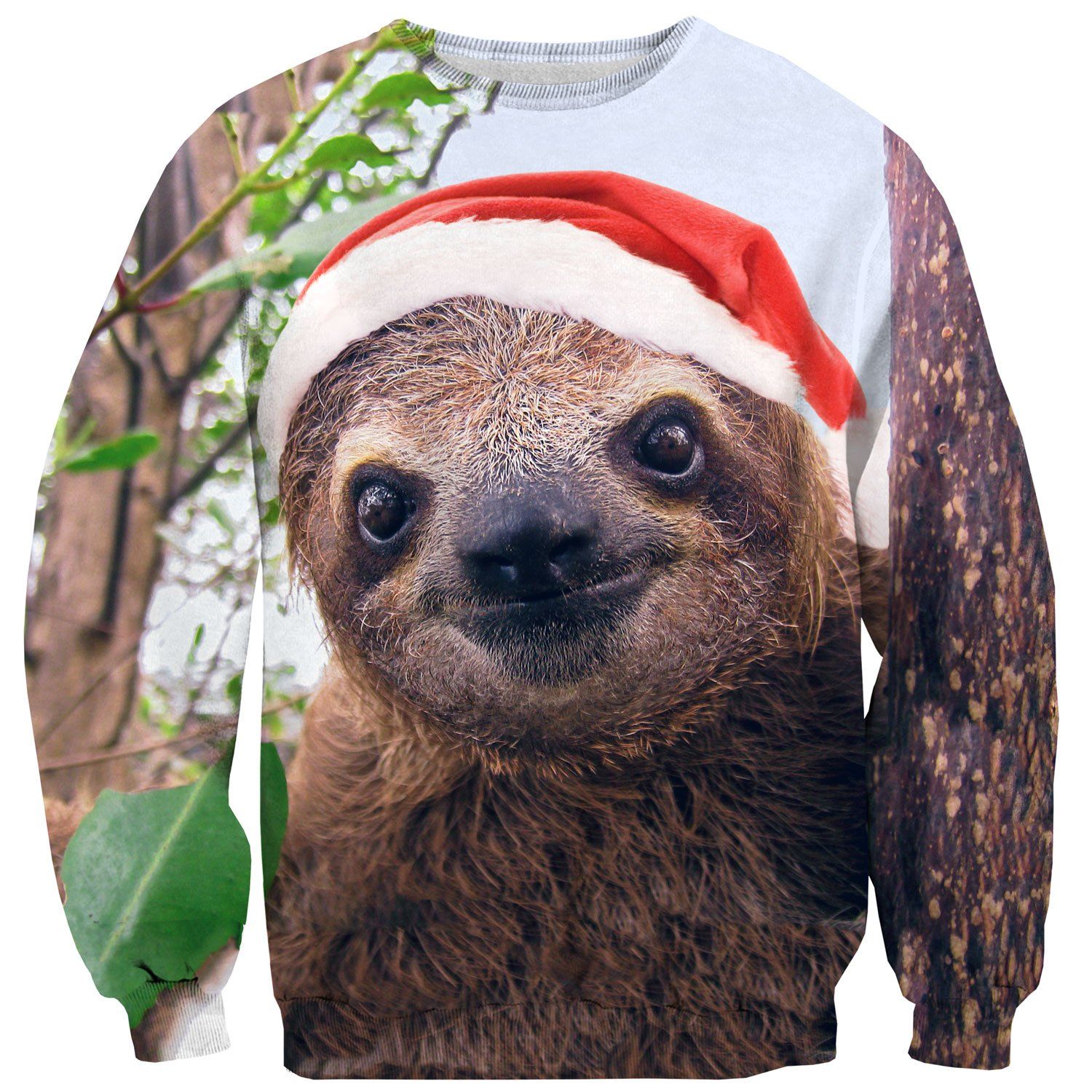 Christmas Sloth Face Ugly Christmas Sweater Christmas Sloth Face Ugly Christmas Sweater