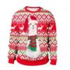Christmas Snow Camel Ugly Christmas Sweater