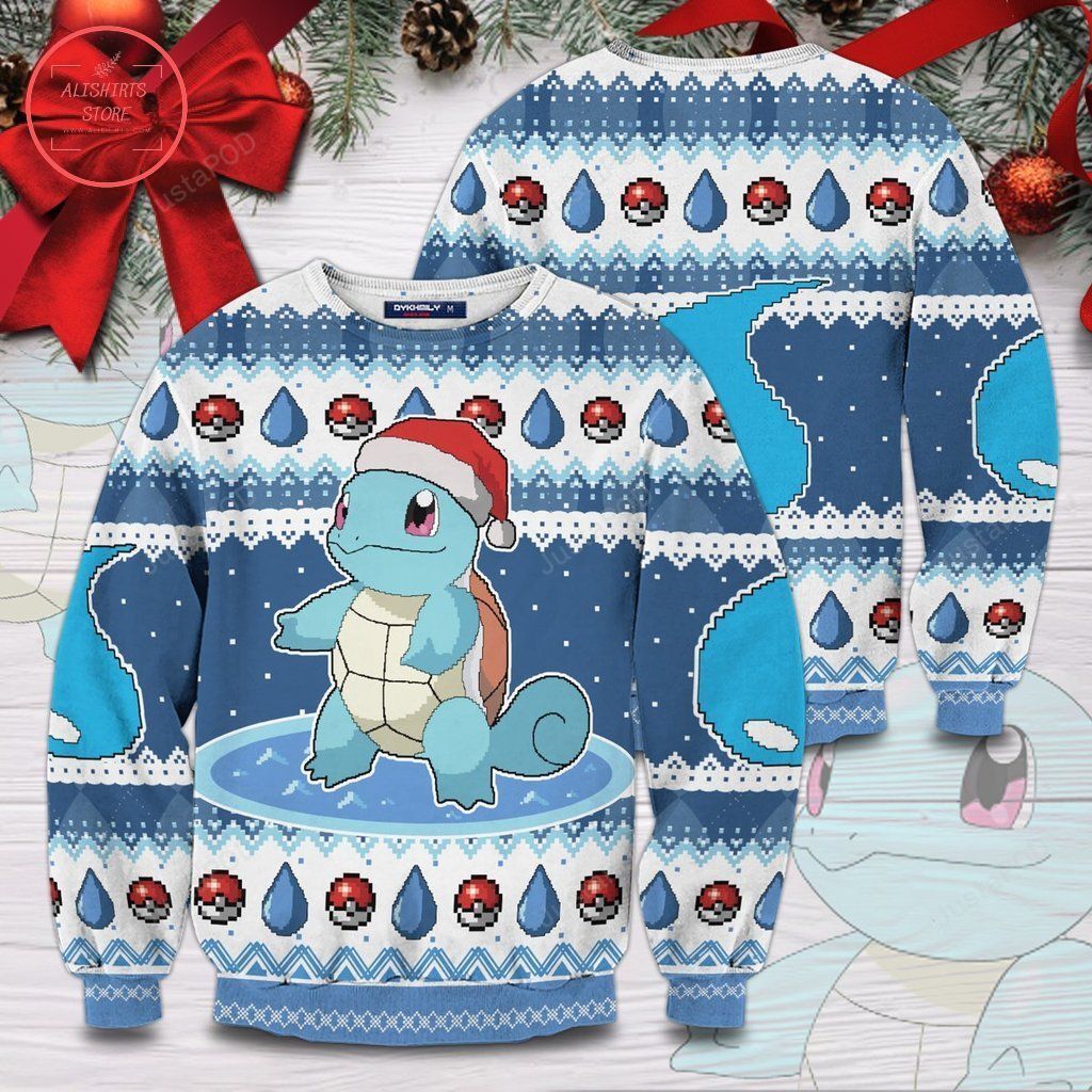 Christmas Squirtle Unisex Ugly Christmas Sweater Christmas Squirtle Unisex Ugly Christmas Sweater