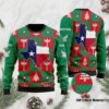 Christmas Texas Flag Ugly Christmas Sweater
