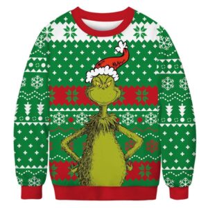 Christmas The Grinch For Unisex Ugly Christmas Sweater