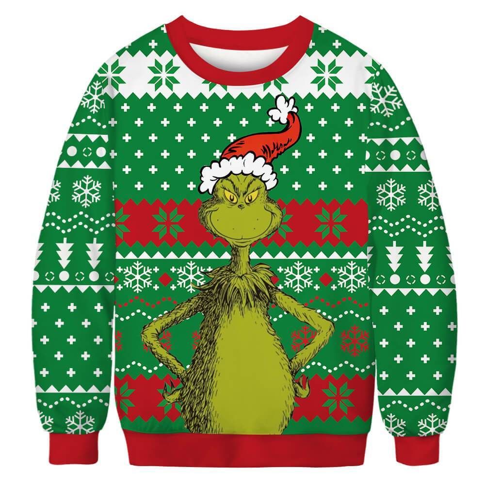 Christmas The Grinch For Unisex Ugly Christmas Sweater Christmas The Grinch For Unisex Ugly Christmas Sweater