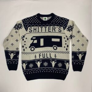 Christmas Vacation Shitter’s Full Navy For Unisex Ugly Christmas Sweater