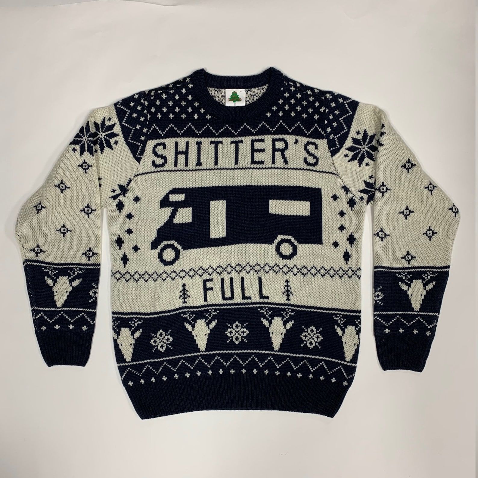 Christmas Vacation Shitter’s Full Navy For Unisex Ugly Christmas Sweater Christmas Vacation Shitter’s Full Navy For Unisex Ugly Christmas Sweater