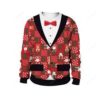 Christmas Vest Uniform Pattern Ugly Christmas Sweater