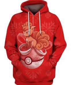 Christmas Vulpix 3D All Over Print Hoodie