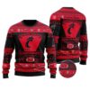 Cincinnati Bearcats Football Team Logo Personalized Ugly Christmas Sweater