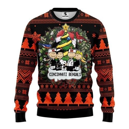 Cincinnati Bengals Christmas For Fans Ugly Christmas Sweater Cincinnati Bengals Christmas For Fans Ugly Christmas Sweater
