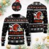 Cincinnati Bengals Cute The Snoopy Show Football Helmet 3D All Over Print Ugly Christmas Sweater