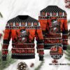 Cincinnati Bengals Jack Skellington Halloween Holiday Party Ugly Christmas Sweater