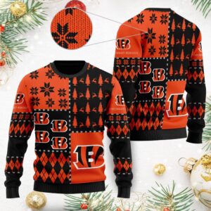 Cincinnati Bengals Ugly Christmas Sweaters Best Christmas Gift For Bengals Fans