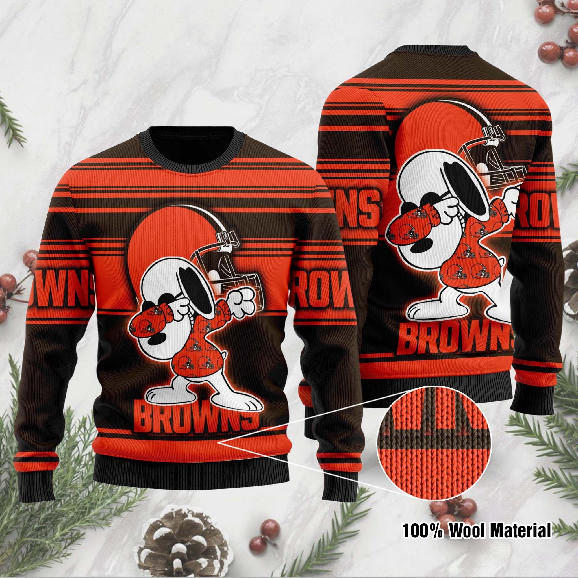 Cleveland Browns D Full Printed Sweater Shirt For Football Fan NFL Jersey Ugly Christmas Sweater Cleveland Browns D Full Printed Sweater Shirt For Football Fan NFL Jersey Ugly Christmas Sweater