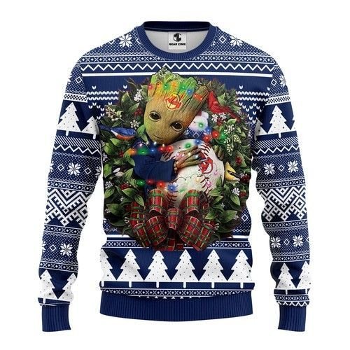 Cleveland Indians Grateful Dead Ugly Christmas Sweater Cleveland Indians Grateful Dead Ugly Christmas Sweater