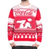 Coca-Cola Polar Bear Coke And Trees For Unisex Ugly Christmas Sweater