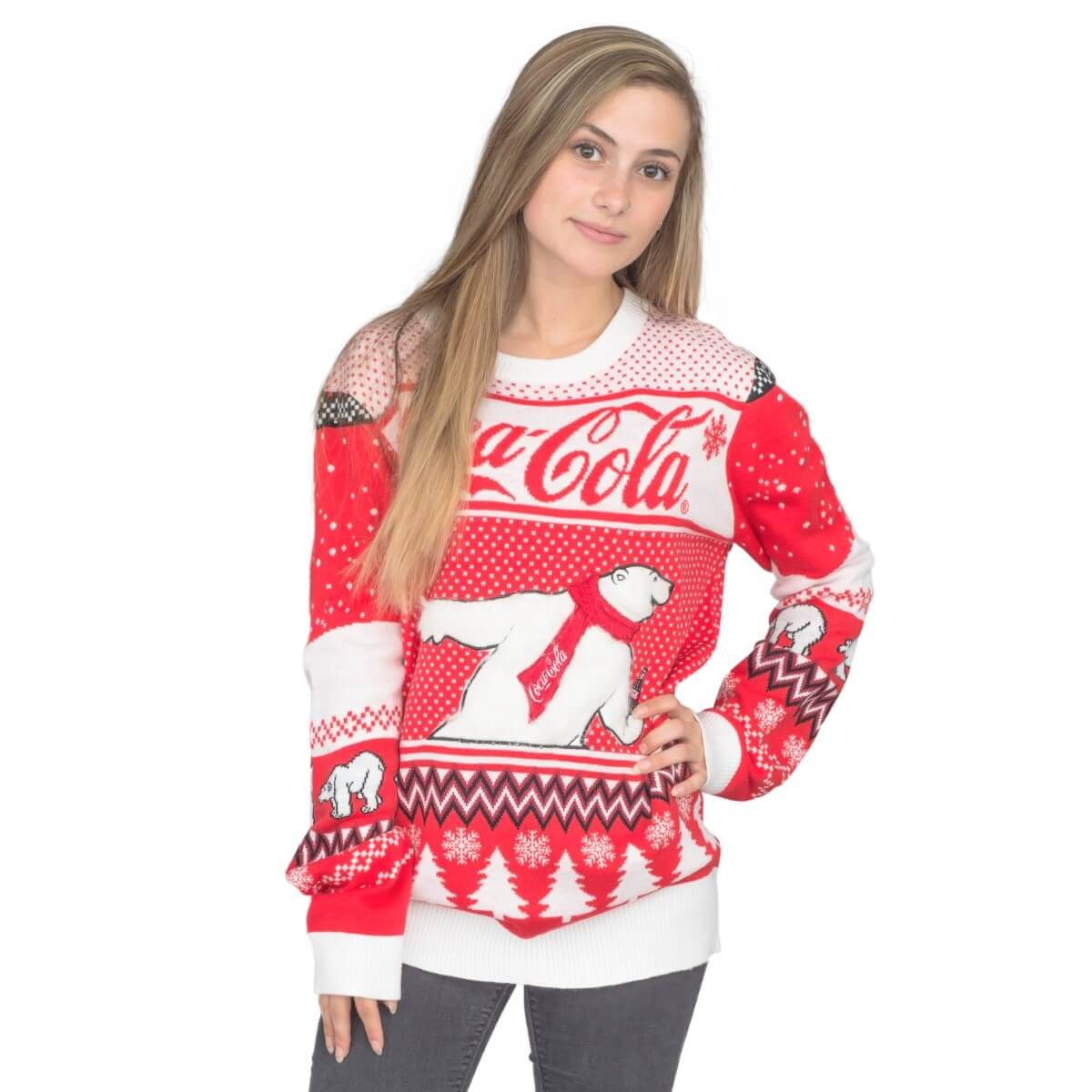 Coca-Cola Polar Bear Coke Ugly Christmas Sweater Coca-Cola Polar Bear Coke Ugly Christmas Sweater