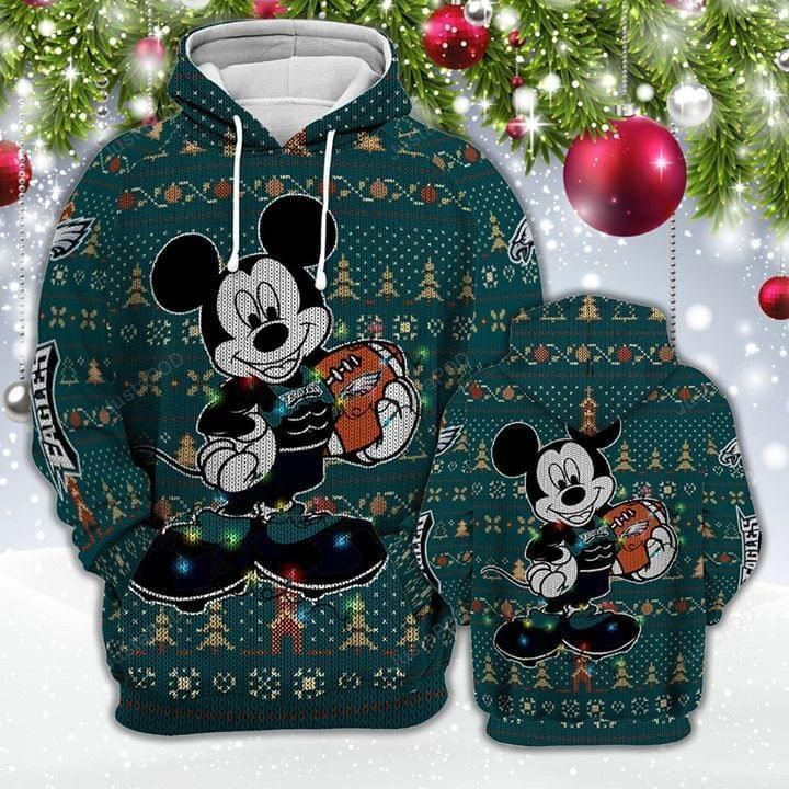 Colorful Christmas Pattern Mickey Ball For Unisex 3d All Over Print Hoodie Colorful Christmas Pattern Mickey Ball For Unisex 3d All Over Print Hoodie