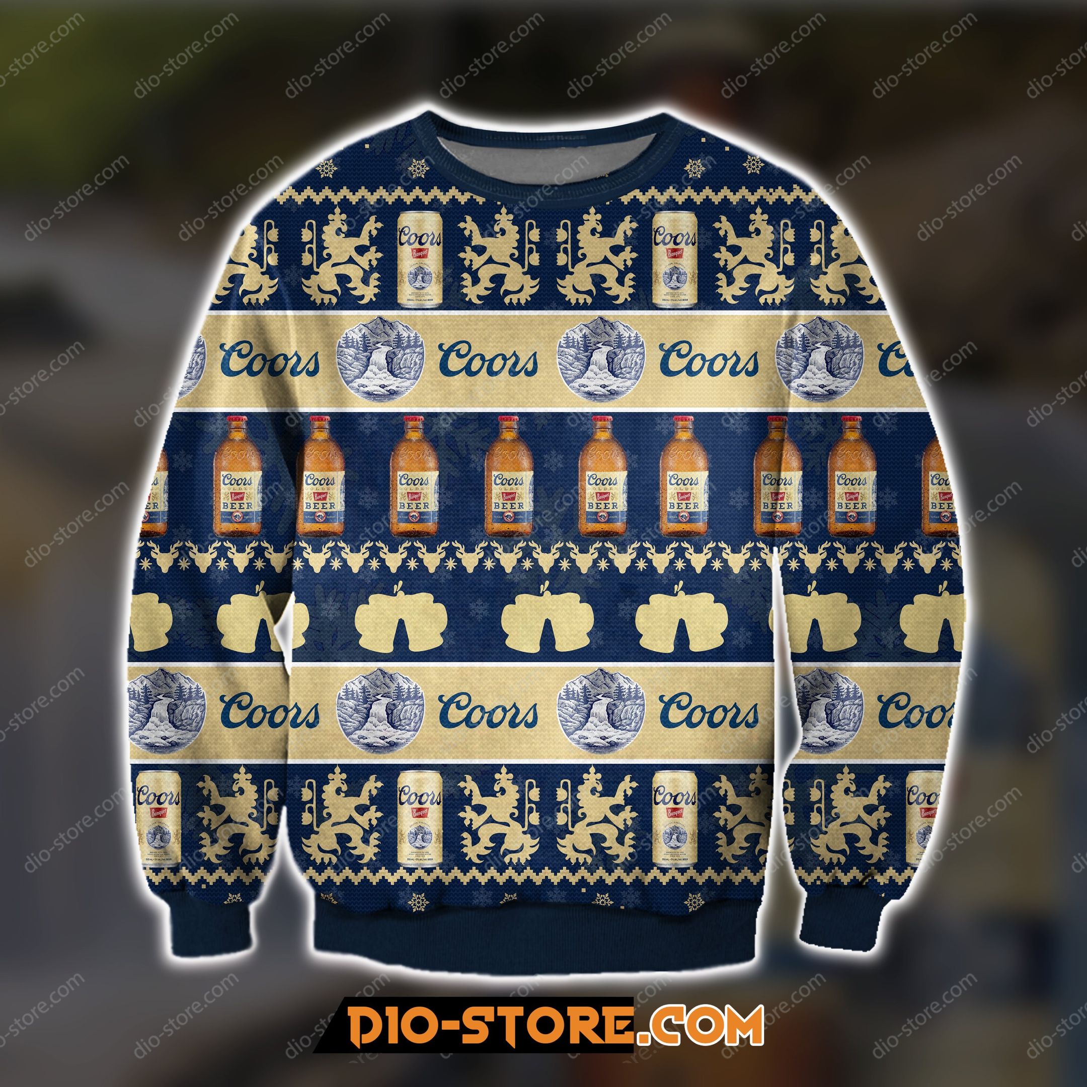 Coors Golden Beer Ugly Christmas Sweater Coors Golden Beer Ugly Christmas Sweater