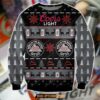 Coors Light Beer Knitting Pattern For Unisex Ugly Christmas Sweater