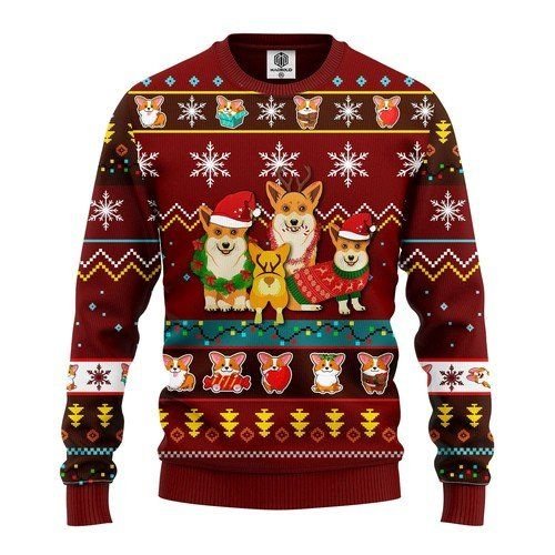Corgi Cute Christmas For Unisex Ugly Christmas Sweater Corgi Cute Christmas For Unisex Ugly Christmas Sweater