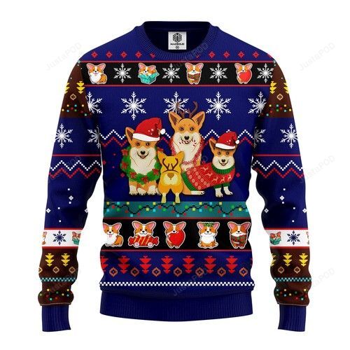 Corgi Cute Noel Mc Ugly Christmas Sweater Corgi Cute Noel Mc Ugly Christmas Sweater