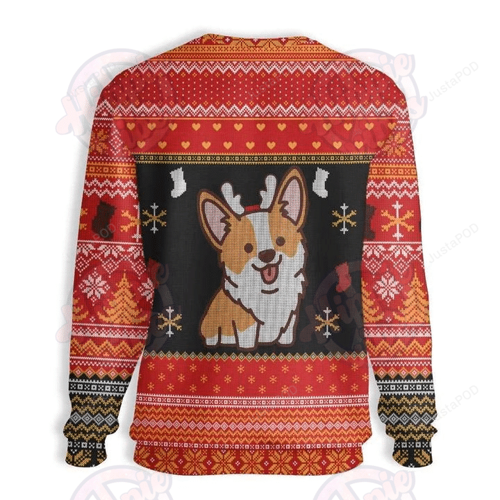 Corgi Dog Merry Corgmas Ugly Christmas Sweater Corgi Dog Merry Corgmas Ugly Christmas Sweater
