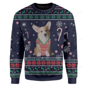 Corgi Ugly Christmas Sweater