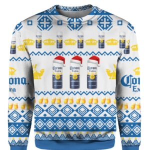 Corona Extra Beer Cans Ugly Christmas Sweater