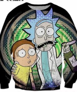 Cosmos PLstar Rick and Morty Ugly Christmas Sweater