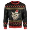 Coughing Cat Meme Ugly Christmas Sweater