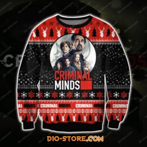 Criminal Crime Crime Series Knitting Pattern For Unisex Ugly Christmas Sweater