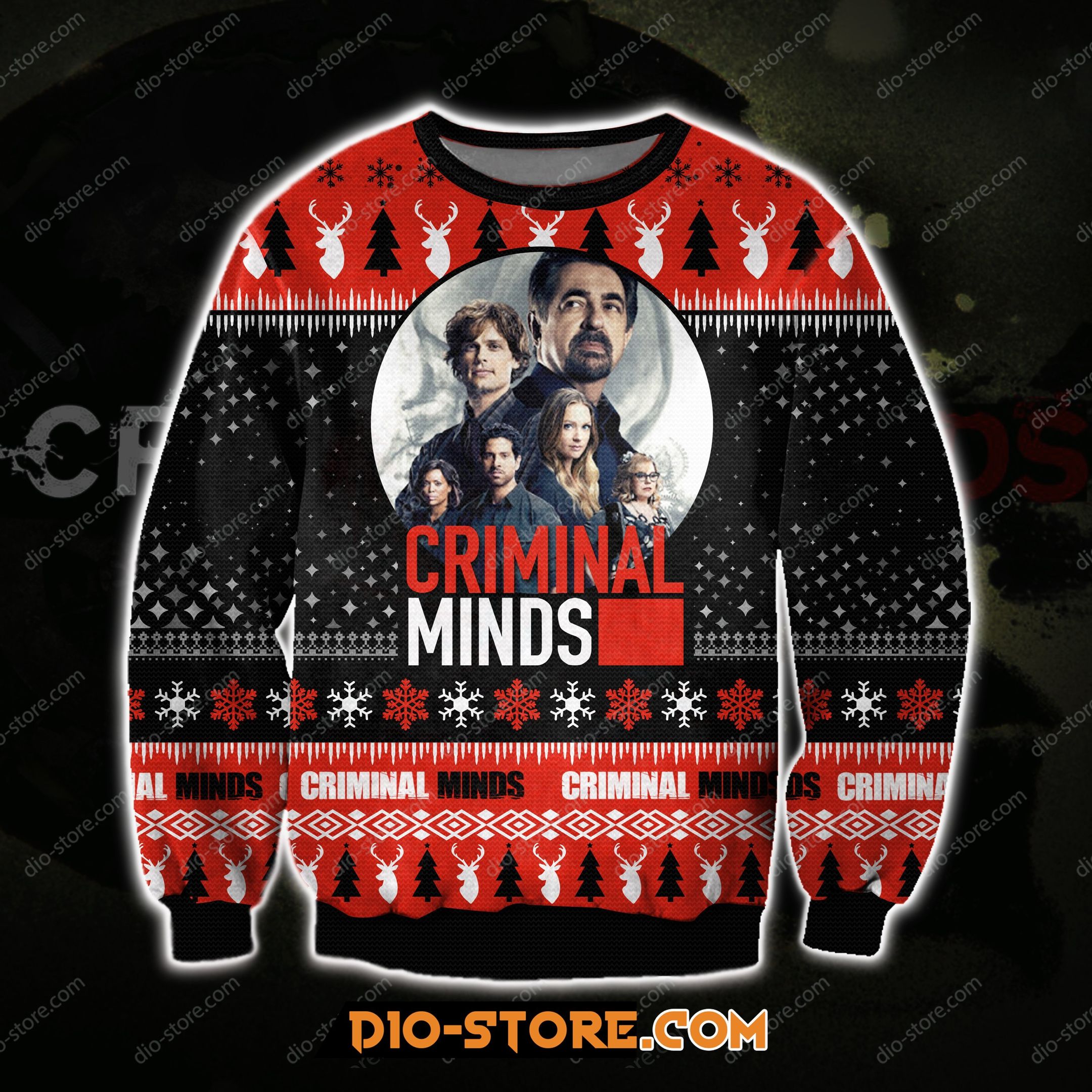 Criminal Crime Crime Series Knitting Pattern For Unisex Ugly Christmas Sweater Criminal Crime Crime Series Knitting Pattern For Unisex Ugly Christmas Sweater