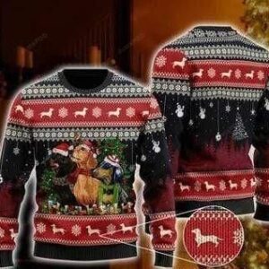 Dachshund Dog Ugly Christmas Sweater
