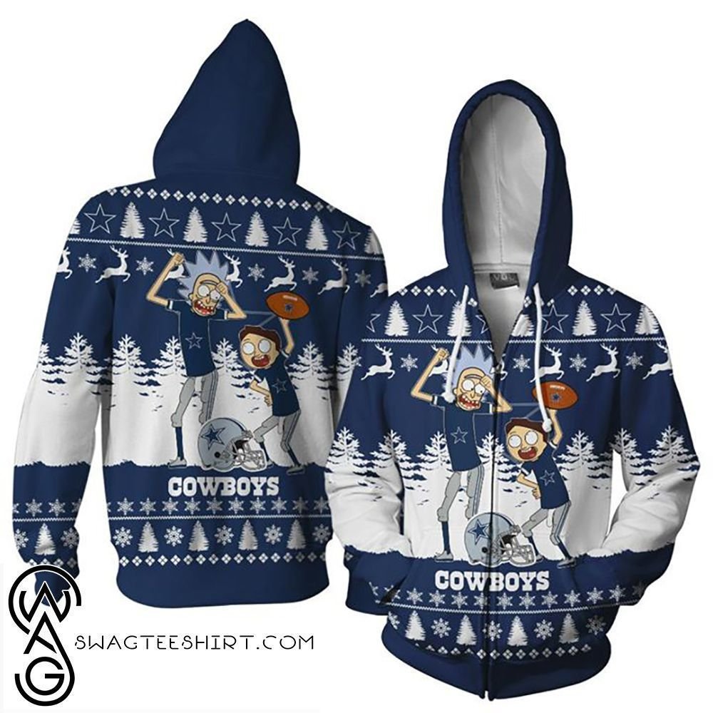 Dallas cowboys rick and morty dance ugly christmas shirt Dallas cowboys rick and morty dance ugly christmas shirt
